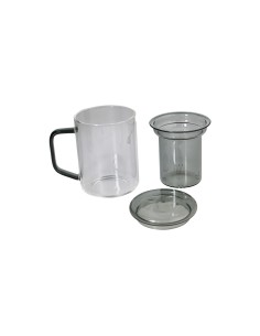Mug con filtro grigio Dolce Casa Outline 2