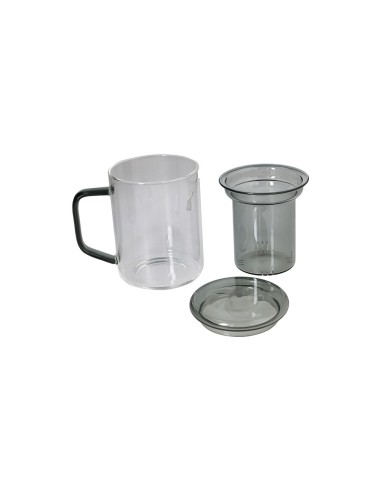 Mug con filtro grigio Dolce Casa Outline Andrea Fontebasso