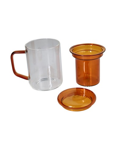 Mug con filtro ambra Dolce Casa Outline