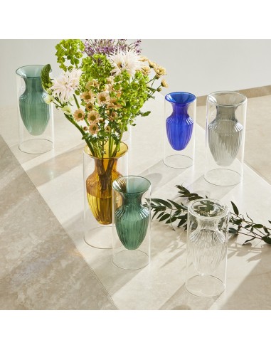 Vaso borosilicato verde Glass Design Elephros Andrea Fontebasso