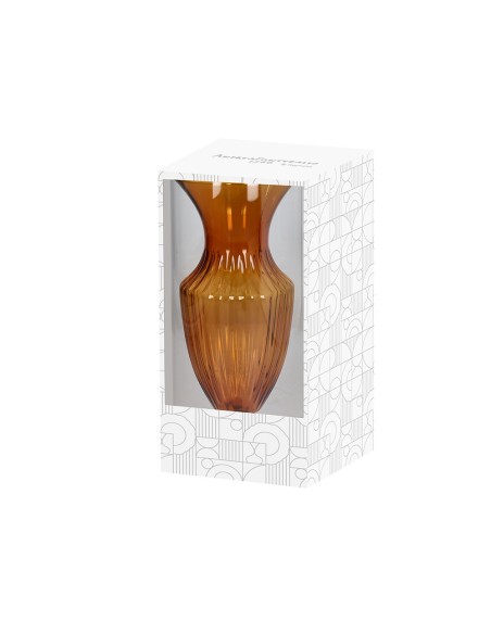 Vaso borosilicato ambra Glass Design Elephros