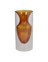 Vaso borosilicato ambra Glass Design Elephros