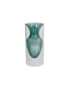 Vaso borosilicato verde piccolo Glass Design Elephros