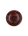 Piatto vetro ambra piccolo Galassia Calathea Andrea Fontebasso