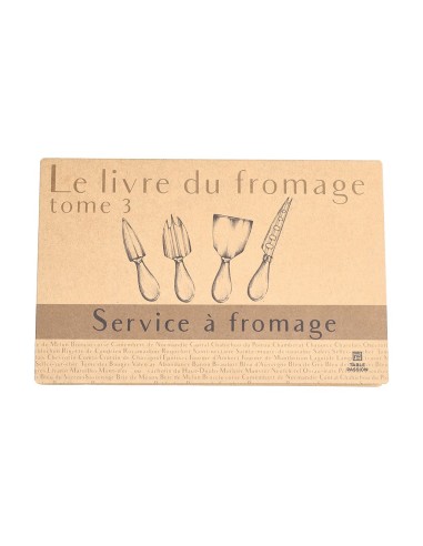 Set taglio formaggio da 4 pz. Serving Guest&Gift