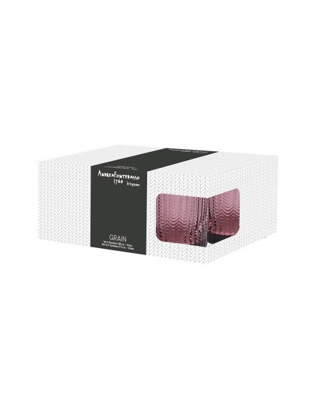 Set 6 bicchieri viola Grain