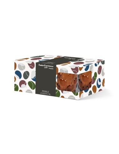 Set 6 bicchieri marroni Pebble