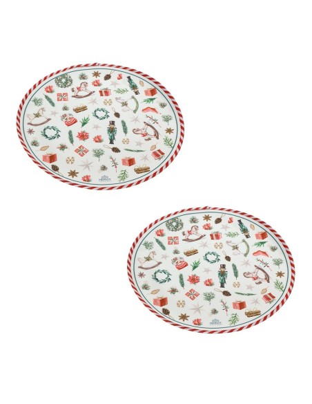 Box 2 Tovagliette sottopiatto Christmas Pattern