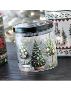 Barattolo in vetro natalizio con tappo ermetico Xmas 2