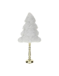 Albero peluche bianco imbottito