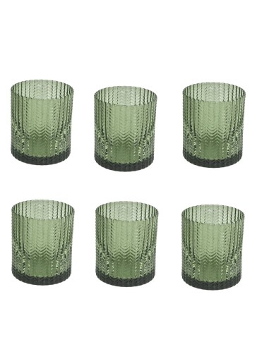 Set 6 bicchieri verdi Grain