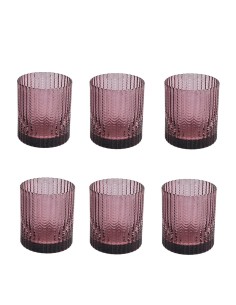 Set 6 bicchieri viola Grain