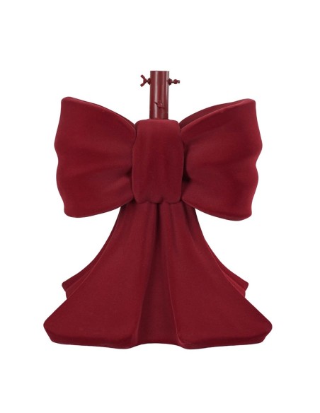 Base per albero di Natale a Fiocco Bordeaux