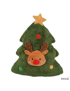 Cuscino natalizio a forma di albero di Natale