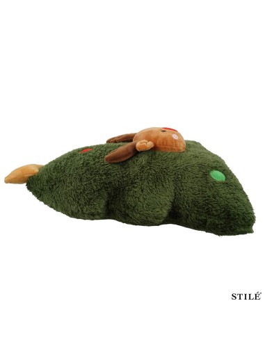 Cuscino natalizio a forma di albero di Natale