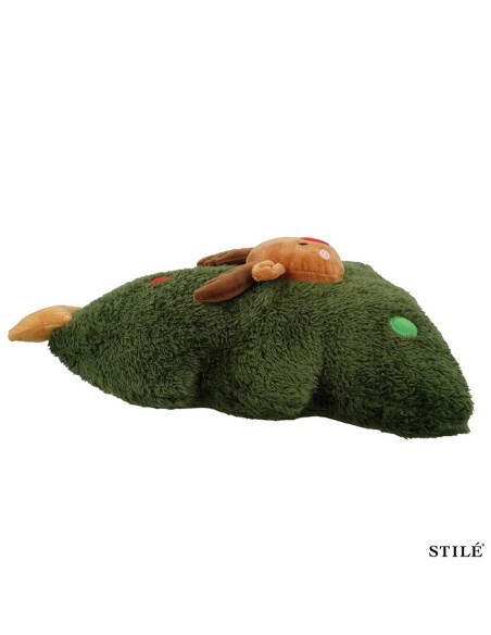 Cuscino natalizio a forma di albero di Natale