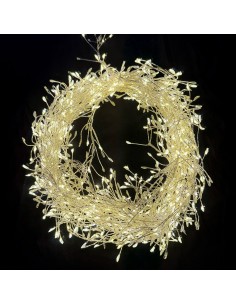 Catena Luminosa con 1500 luci led bianco caldo