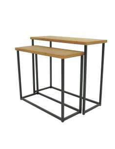 Set Consolle in legno e metallo