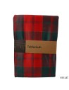 Tovaglia natalizia in velluto fantasia tartan