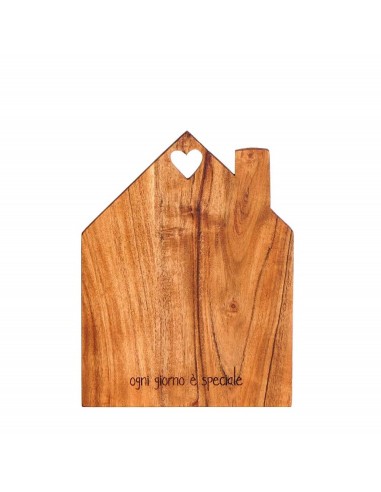 Tagliere in legno casa "In questa casa si mangia bene"