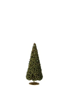 Albero Bacche Sintetico Verde Muschio 30cm J-Line