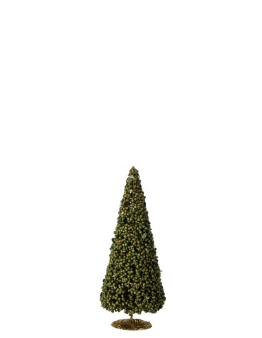 Albero Bacche Sintetico Verde Muschio 30cm J-Line