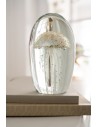 Fermacarte Medusa in Vetro Bianco e Oro | J-Line