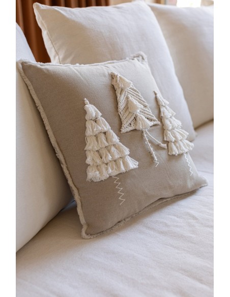 Cuscino Natalizio Albero di Natale 45x45 cm | J-Line