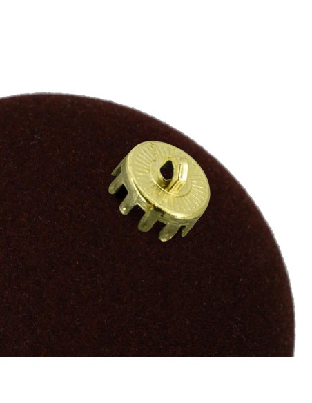 Palla di Natale in Velluto Marrone Ø 25 cm – Decorazione Nataliziain Stilè Collection