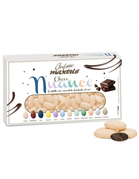 Confetti Maxtris CHOCO NUANCE PESCA 1KG.