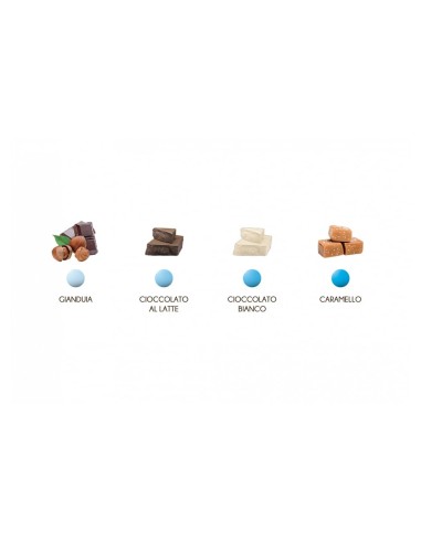 Confetti Maxtris LES NOISETTES sfumati AZZURRO 1KG.