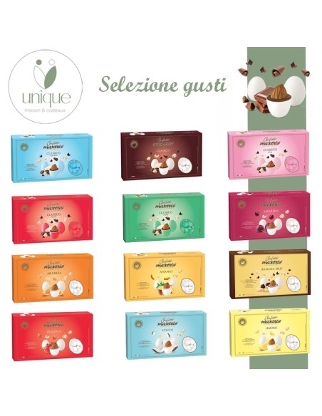 Confetti Maxtris OFFERTA Kit da 12 Kg. per Confettata e Bomboniere GUSTI A SCELTA