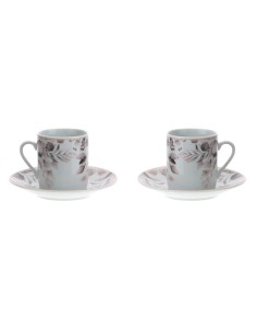 Set 2 Tazzine da Caff? Botanic Rosa Hervit 5(H) Cm