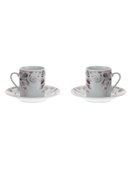 Set 2 Tazzine da Caff? Botanic Rosa Hervit 5(H) Cm