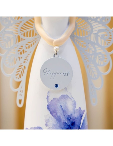 Angelo dell'Amore Happiness Blu floreale You are an Angel