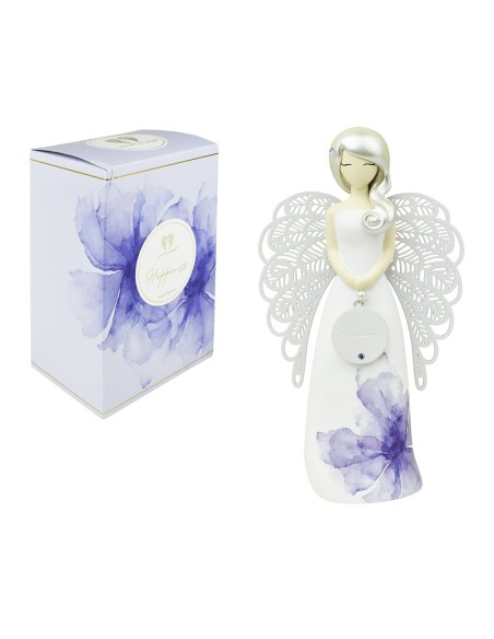 Angelo dell'Amore Happiness Blu floreale You are an Angel