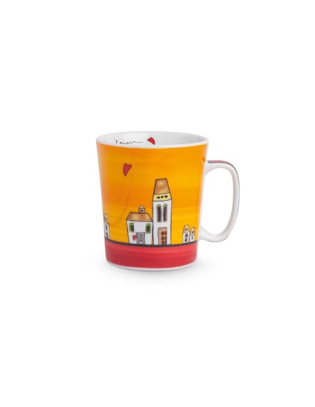 Mug Rossa e Arancio Le Casette Egan 430 ml