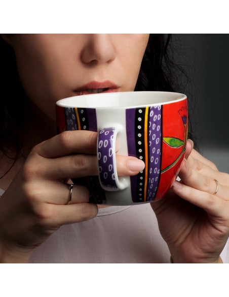 Tazza da colazione Le Pupazze Nera Egan 600 ml