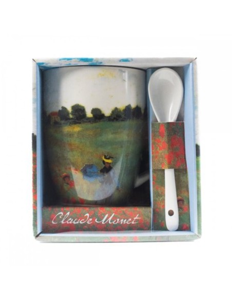 Tazza con cucchiaino I Papaveri Claude Monet Enesco