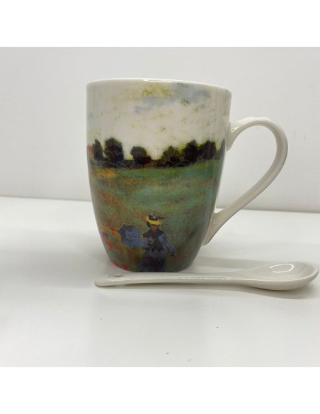 Tazza con cucchiaino I Papaveri Claude Monet Enesco