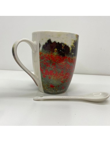 Tazza con cucchiaino I Papaveri Claude Monet Enesco