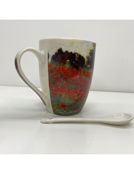 Tazza con cucchiaino I Papaveri Claude Monet Enesco