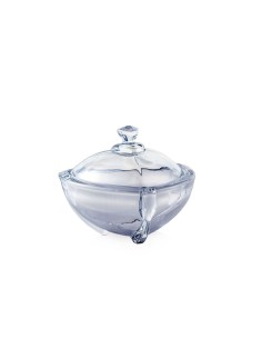 Scatola triangolare in Cristallo Artica Cielo EM? 11(H) Cm