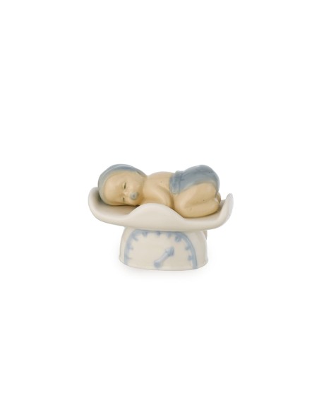 Bambino Morfeo su bilancia azzurra Ilary Queen 6(H) cm