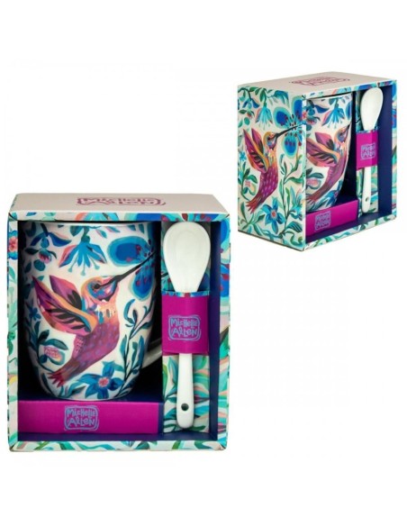 Tazza con cucchiaino colibr?¬ Country Enesco