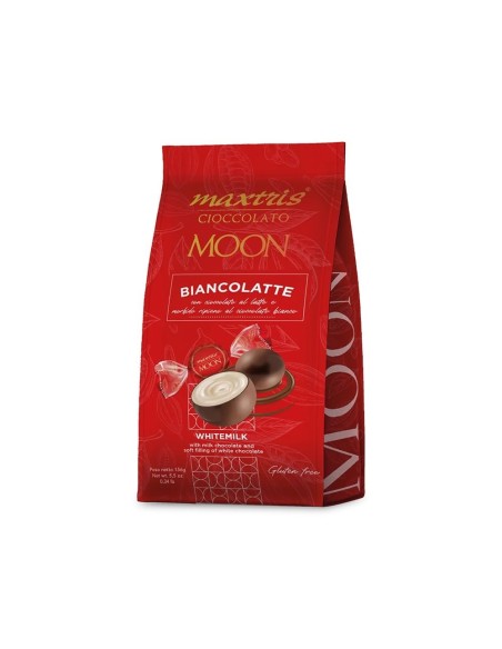 Cioccolatini Maxtris MOON BIANCOLATTE 156 G.