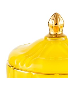 Candela in vetro Giallo Tresors EM? 2