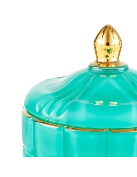 Candela in vetro Verde Tresors EM?