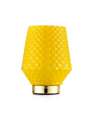Lampada in vetro gialla Medina EM?