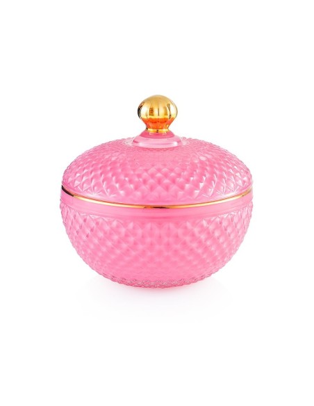 Scatola ovale grande in vetro cipria Medina EM?